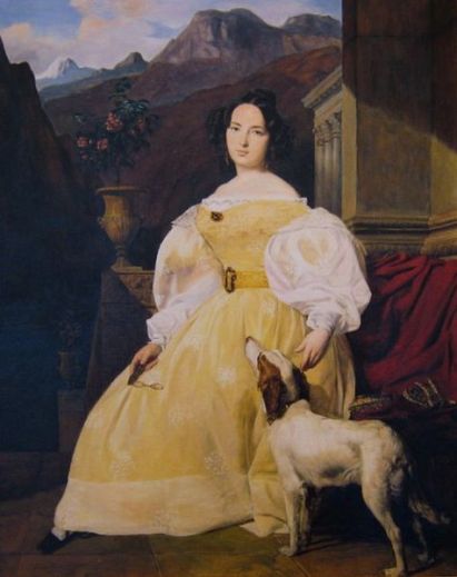Eveline Hanska 1835 by Ferdinand Georg Waldmuller 1793-1865 Musee Bertrand Chateauroux